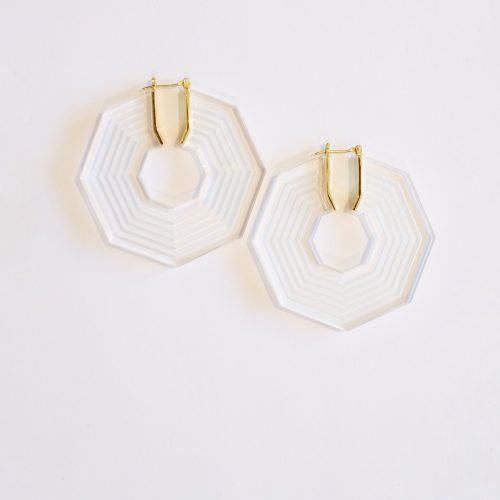 Karyn Stripe Hoops