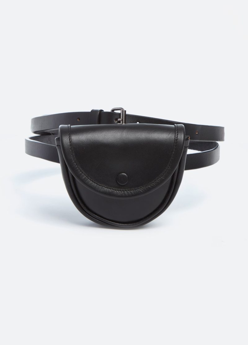 black-vamika belt-front view