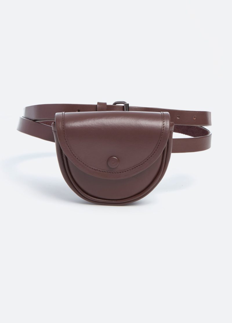 brown-vamika belt-front view