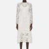 cream-agathe l/s dress-front view