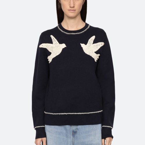 navy-sally sweater-front view 2