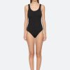 black-slone one piece-front view 2