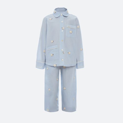 sky-sheep kids pj set-front view