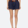 navy-adele shorts-front view