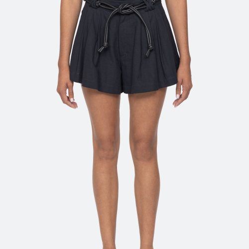 black-shai shorts-front view