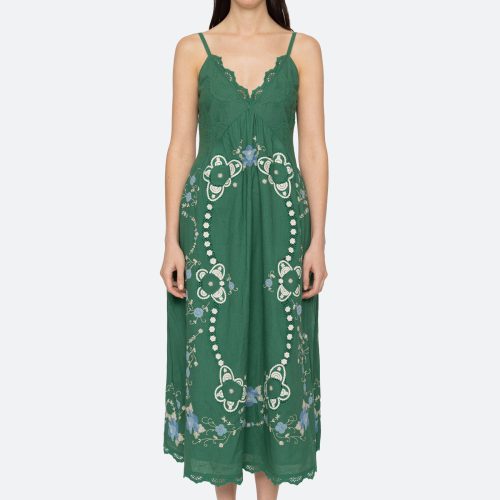 green-vesna dress-front view