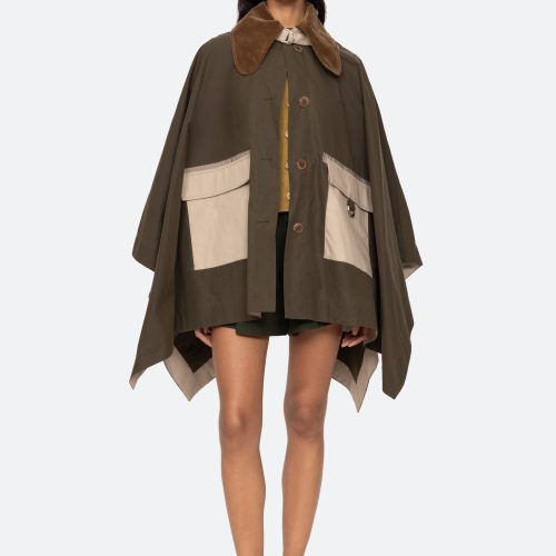 army-carolina poncho-front view 3