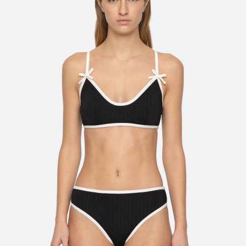 black-briella bikini top-front view