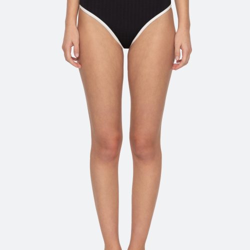 black-briella bikini bottom-front view