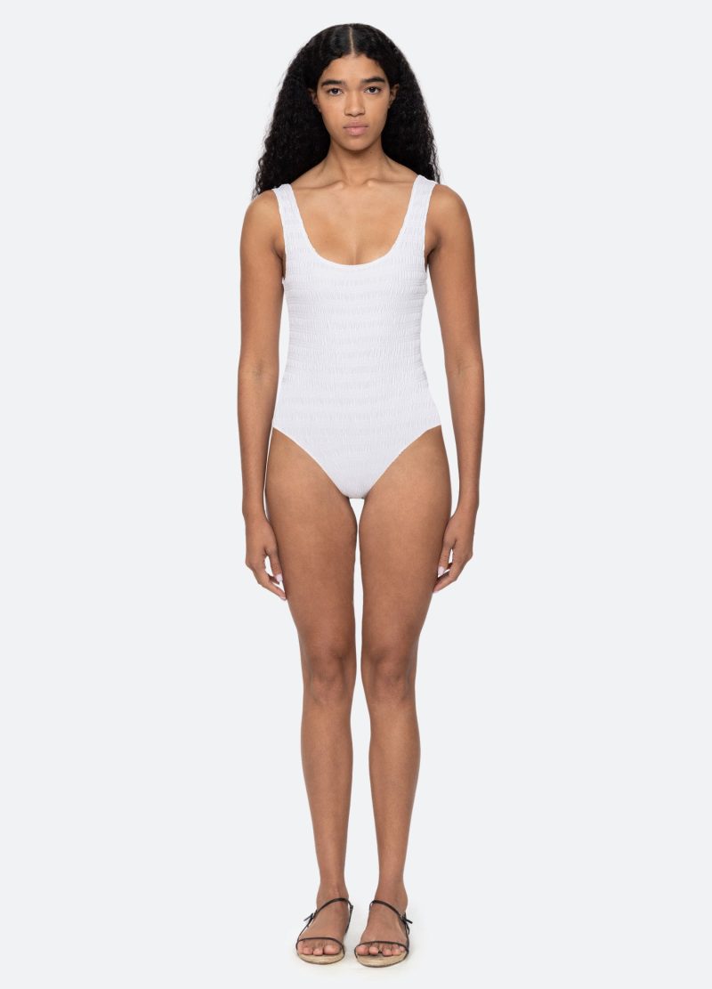 white-shyla one piece-front view