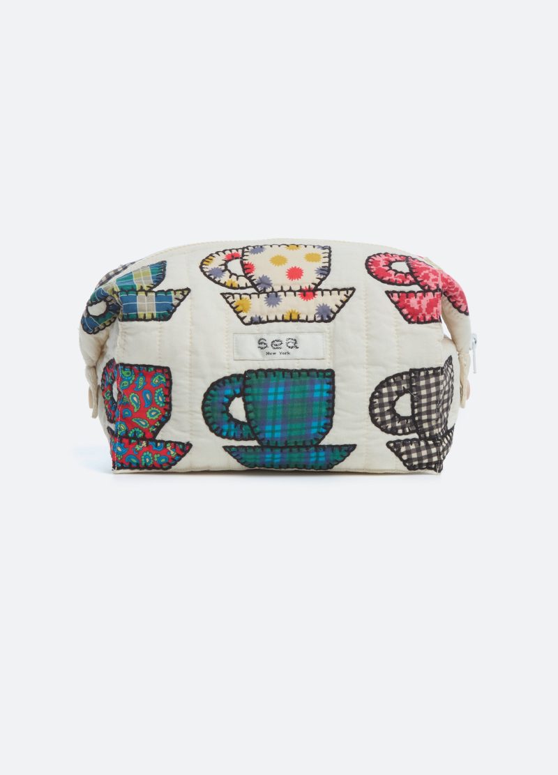 multi-karmen cosmetic bag-front view